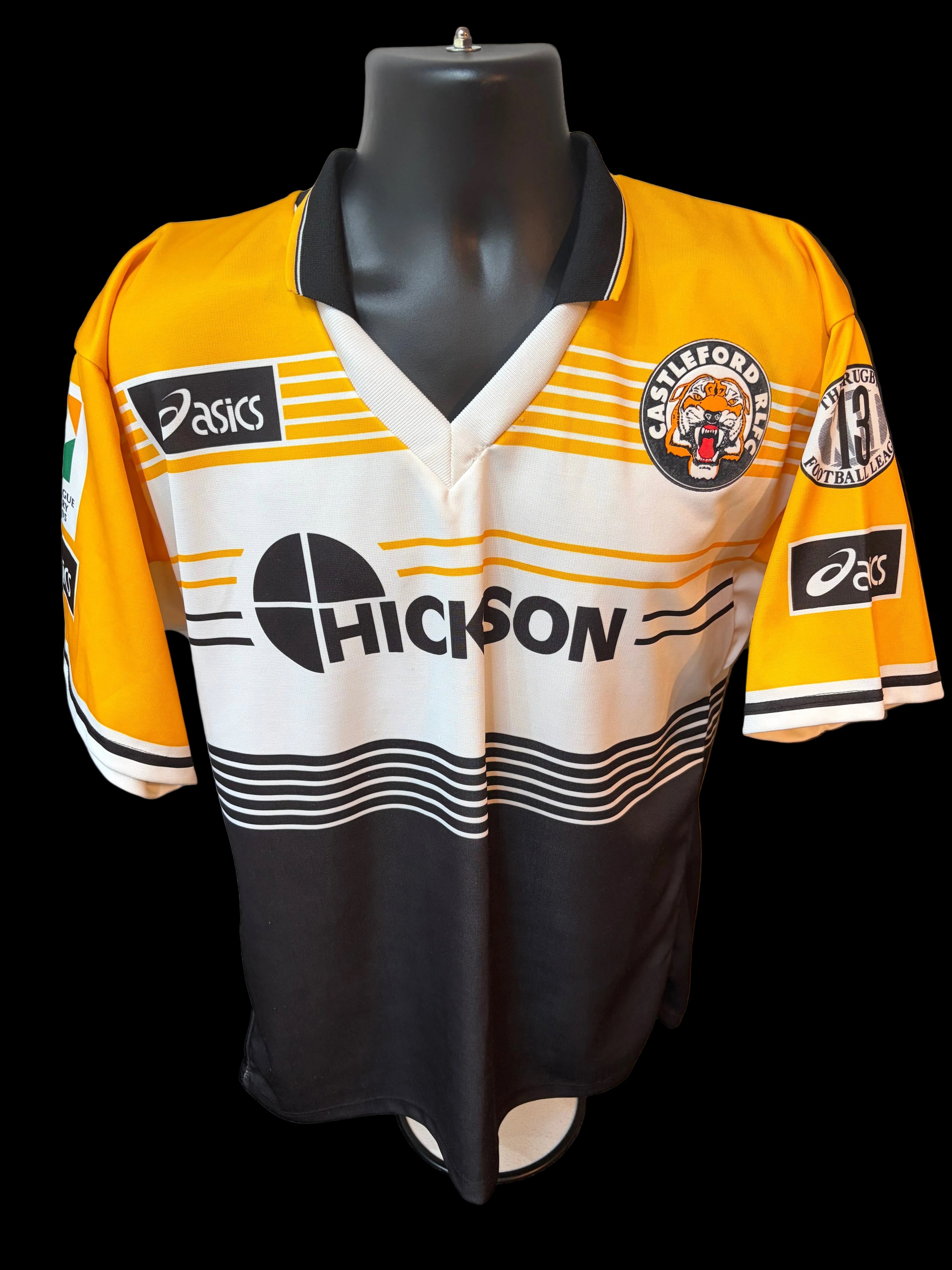 Castleford Tigers 95-96 Home Jersey - Medium