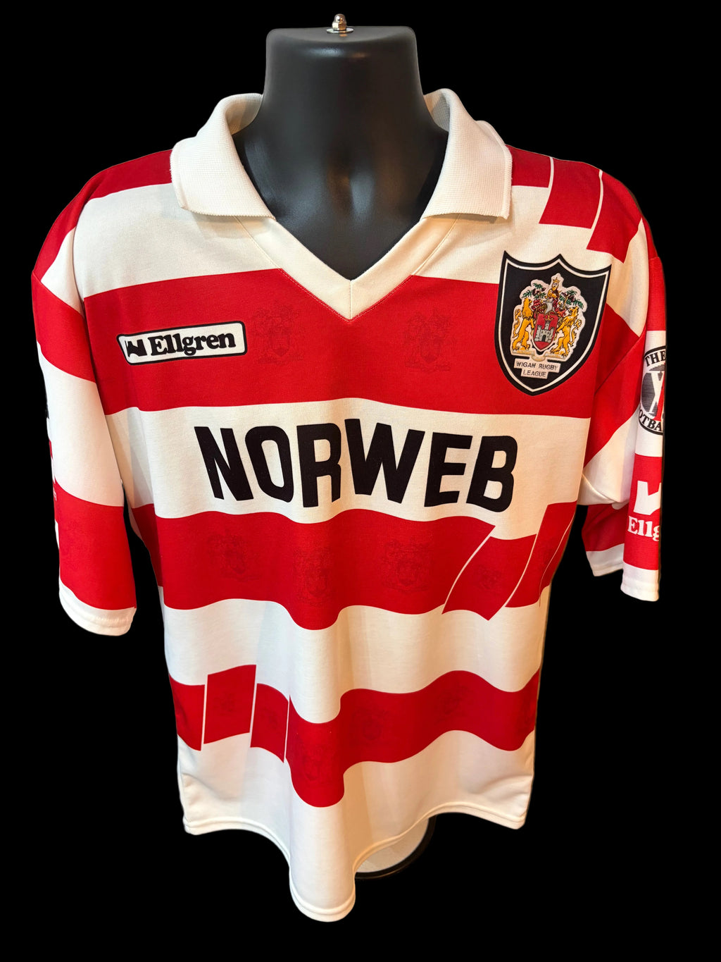 Wigan RLFC 92-93 Home Jersey - Large