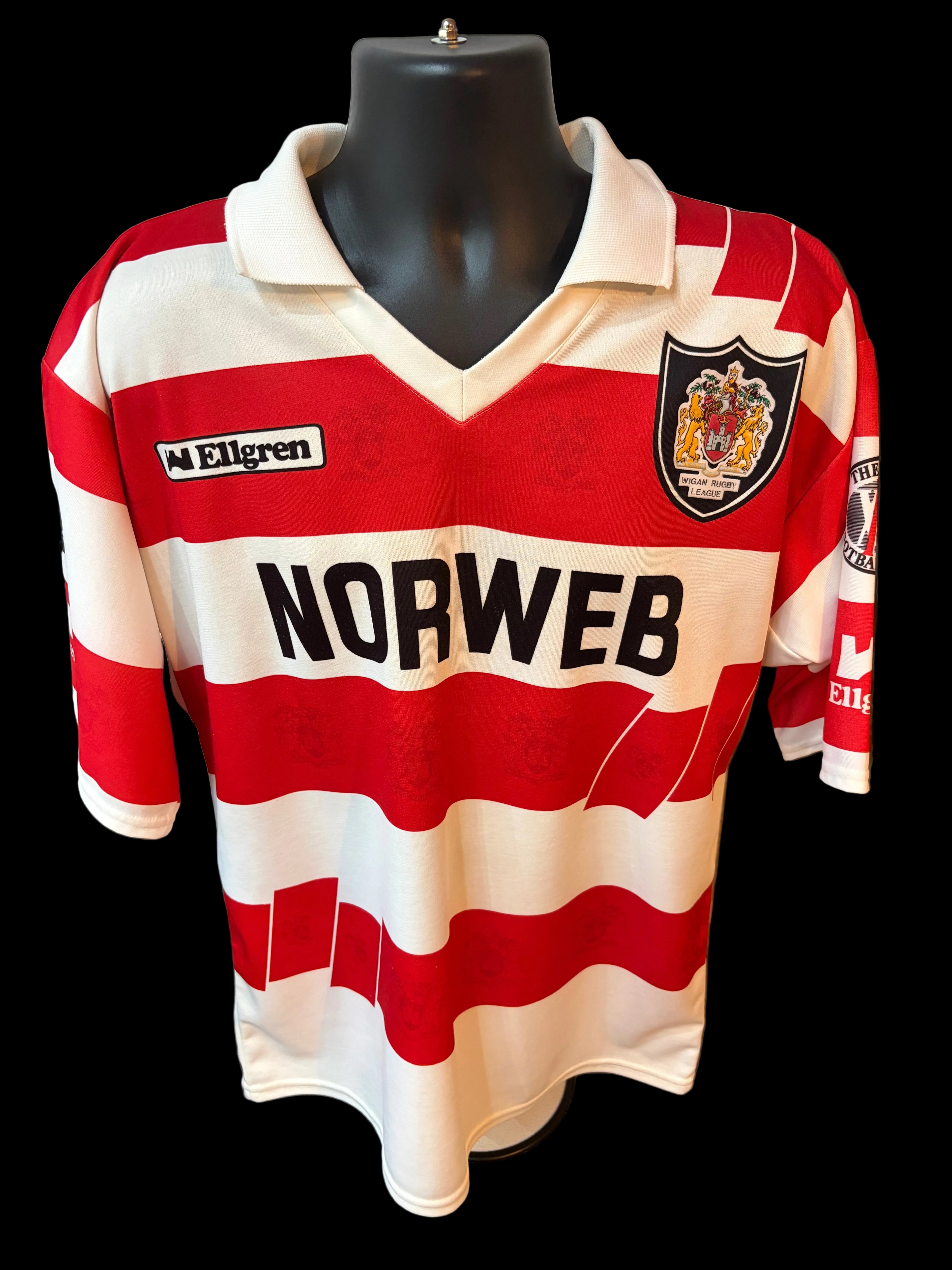 Wigan RLFC 92-93 Home Jersey - Large