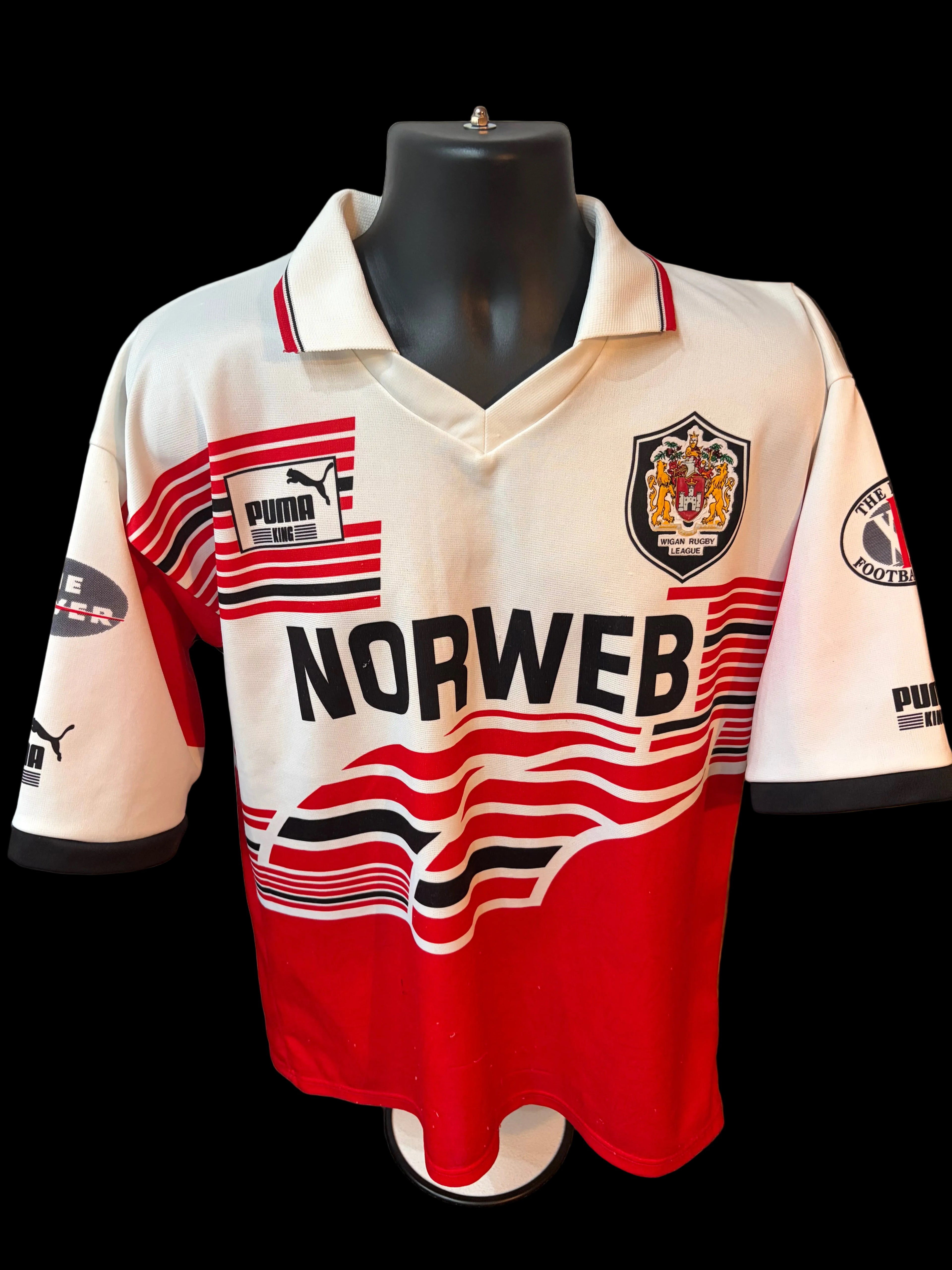 Wigan RLFC 94-95 Home Jersey - Large